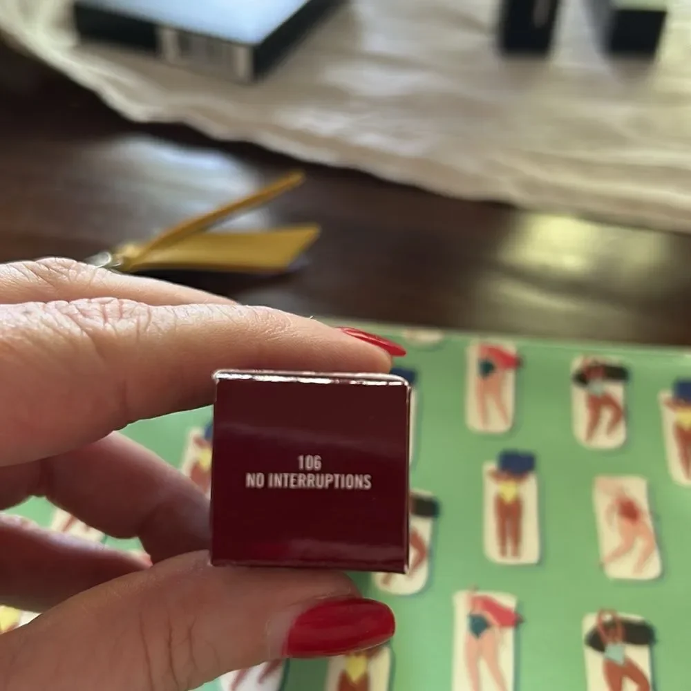 Mac Lip Varnish Stain Shade No Interruptions New In Box Ipsy bag